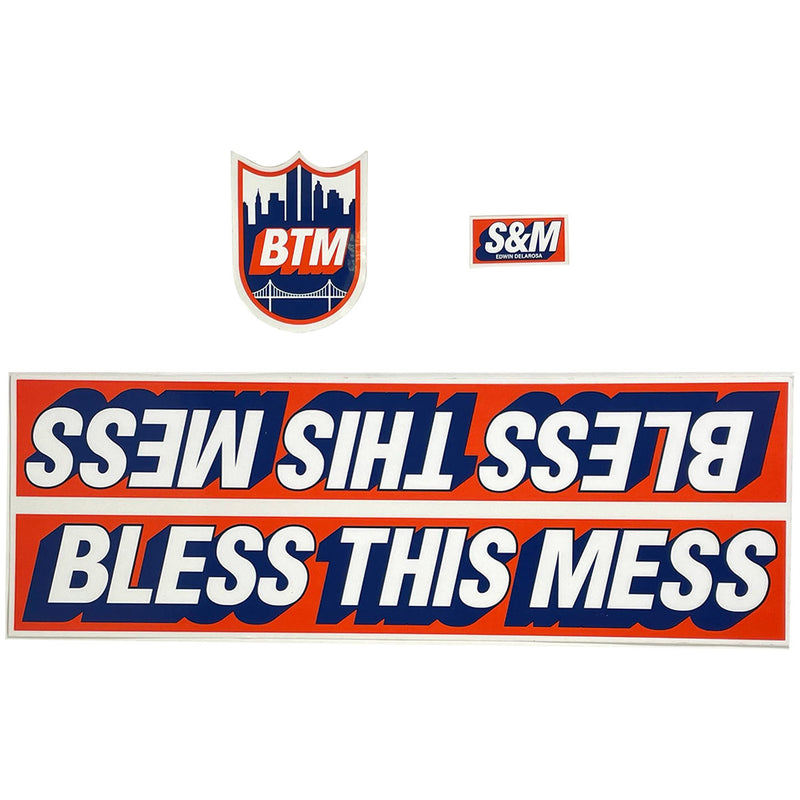 S&M BTM EDWIN FRAME DECALS