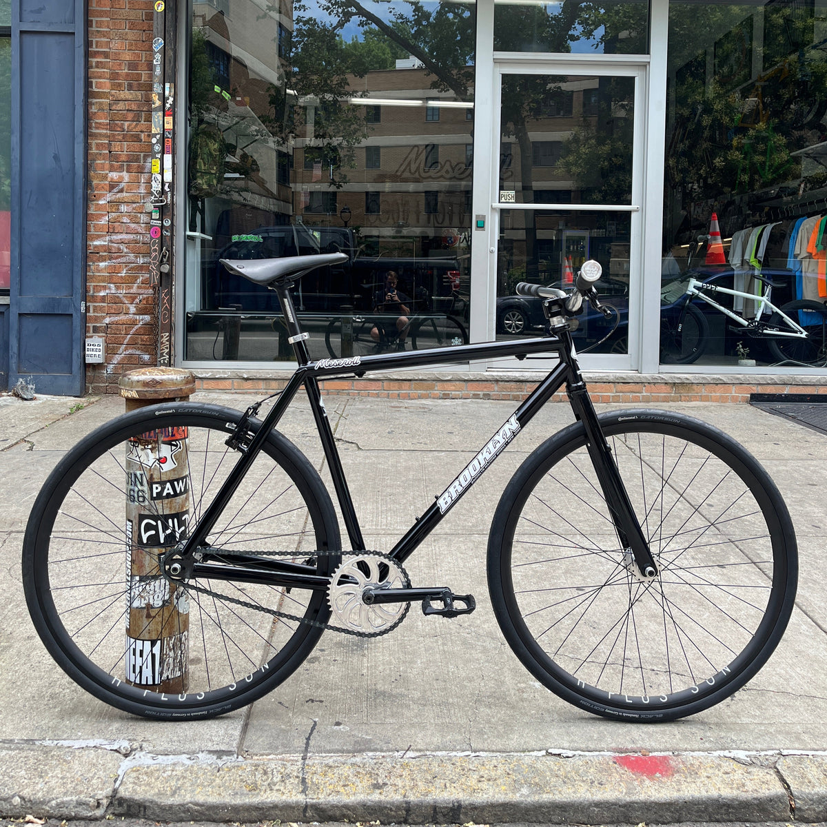 新品未使用 BROOKLYN MACHINE WORKS BLACK 55mm Custom Brooklyn Machine Works Gangsta Track Single Speed