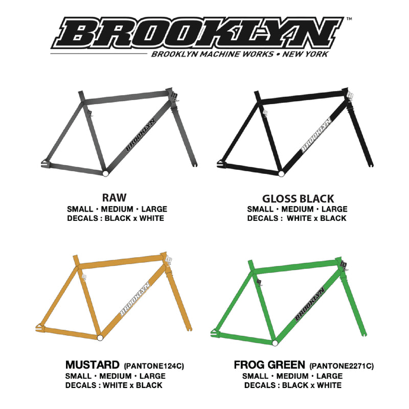 Brooklyn Machine Works v4 Gangsta Track Frameset 2024