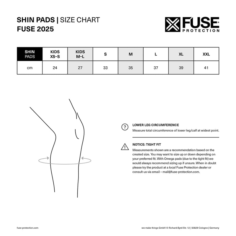 Fuse Alpha Pro Shin Guards