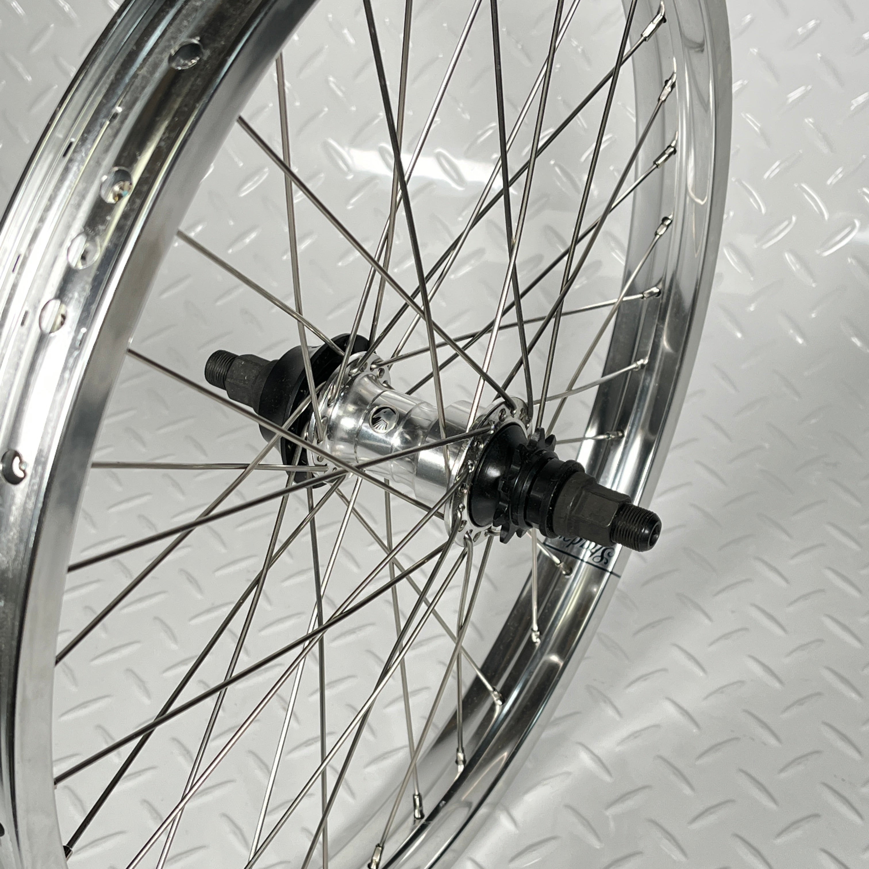 Shadow Symbol Rear Cassette BMX Wheel — Meseroll