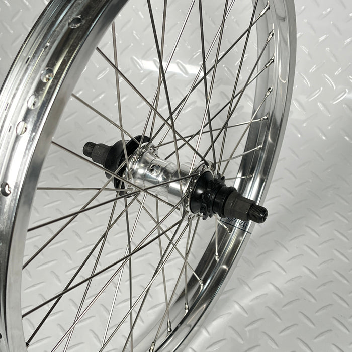 Shadow Symbol Rear Cassette BMX Wheel