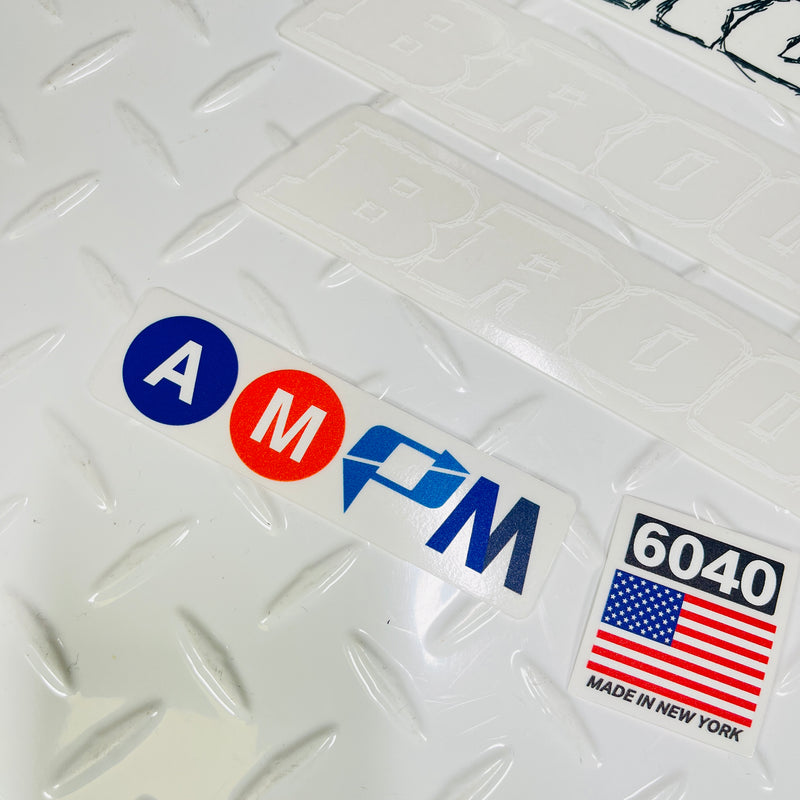 Brooklyn Machine Works 6040 Frame Sticker Pack