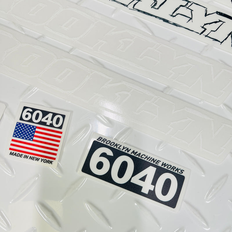 Brooklyn Machine Works 6040 Frame Sticker Pack