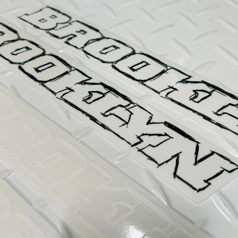 Brooklyn Machine Works 6040 Frame Sticker Pack
