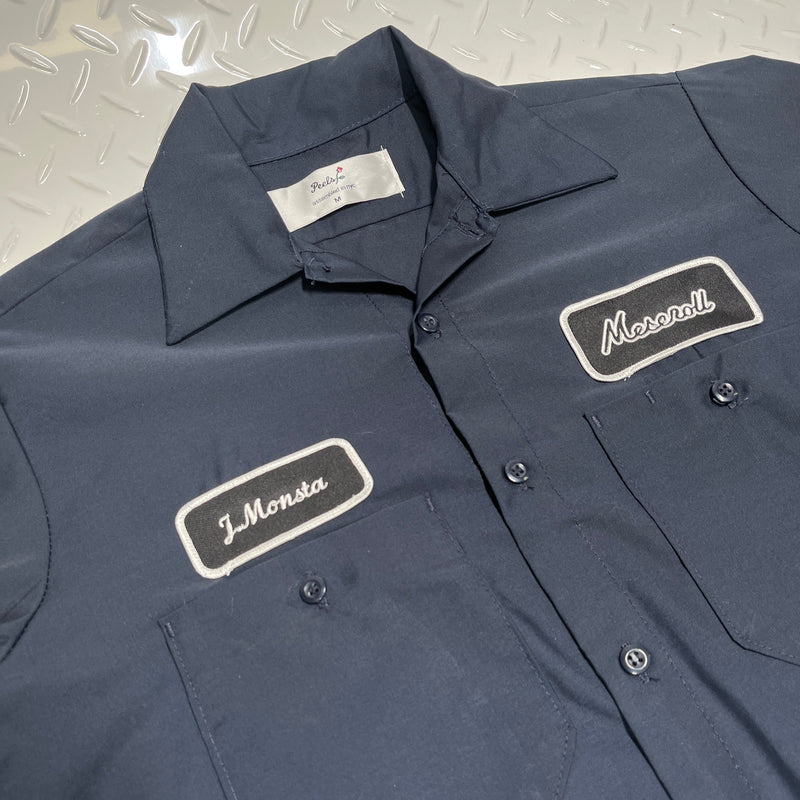 Meseroll Custom Mechanic Button Up Work Shirt