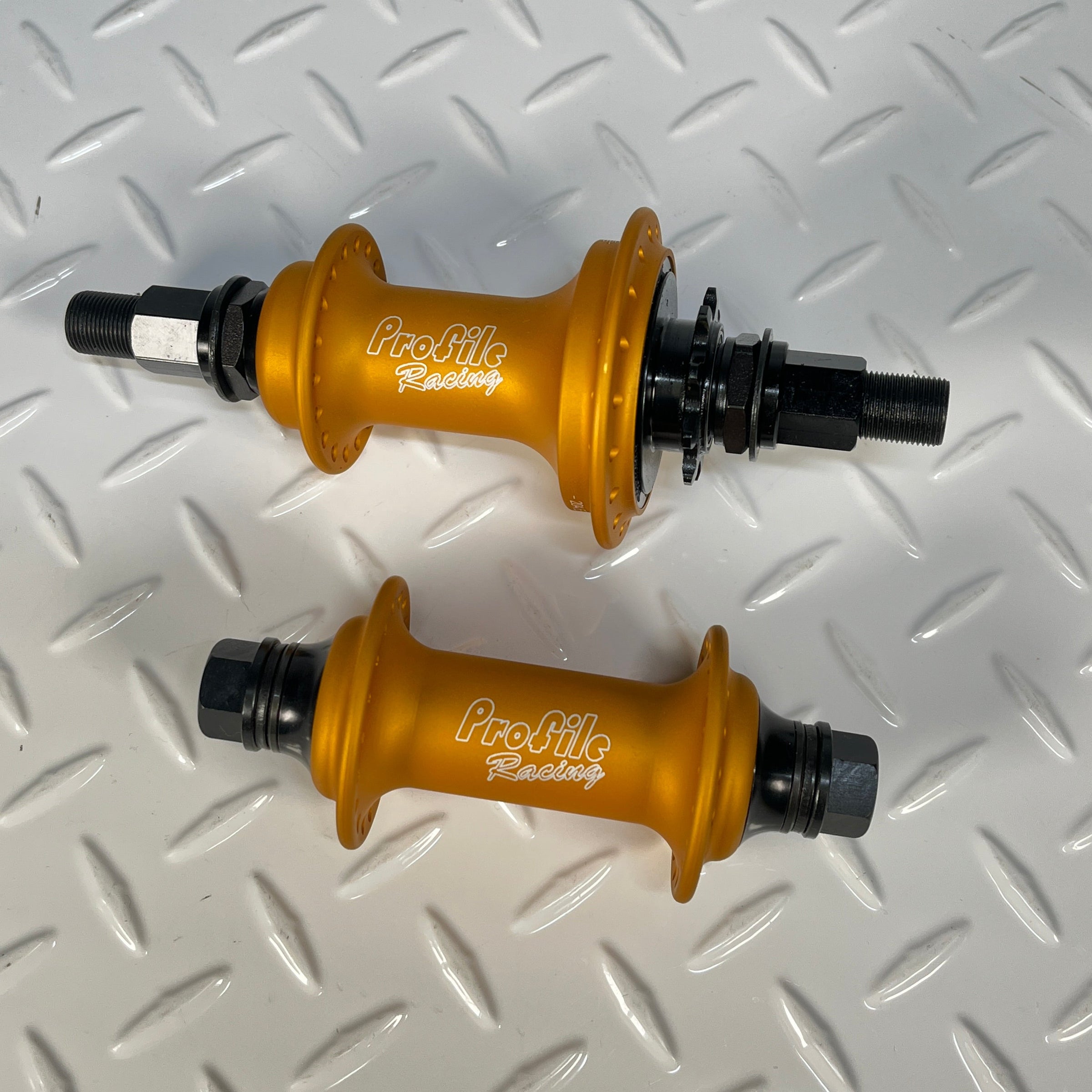 Profile Racing PA Gold LTD Elite Cassette BMX Hubset — Meseroll