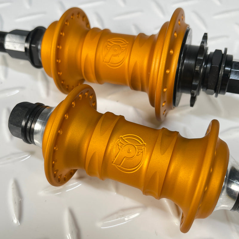 Profile Racing PA Gold Mini Cassette BMX Hubset