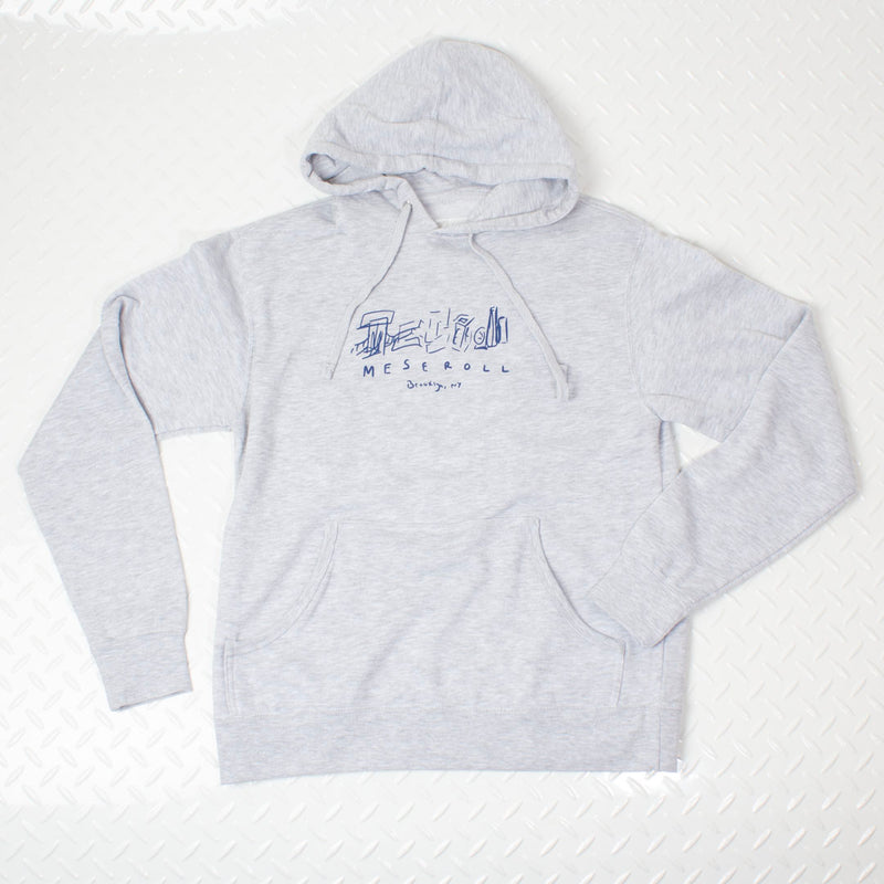 Meseroll Abstract City Hooded Sweatshirt