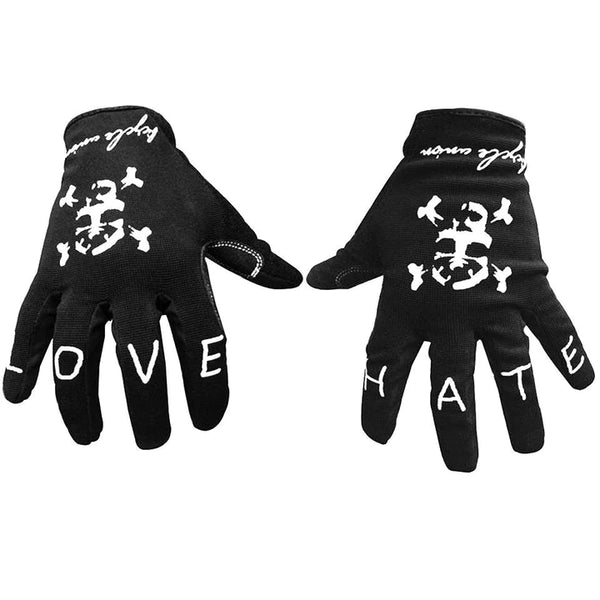 bicycle union gloves Love Hate the vibrant green color adds energy and freshness to sportswear Bicycle Union Cuffless BMX Gloves