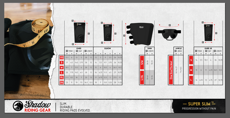 Shadow Super Slim V2 BMX Knee Pads