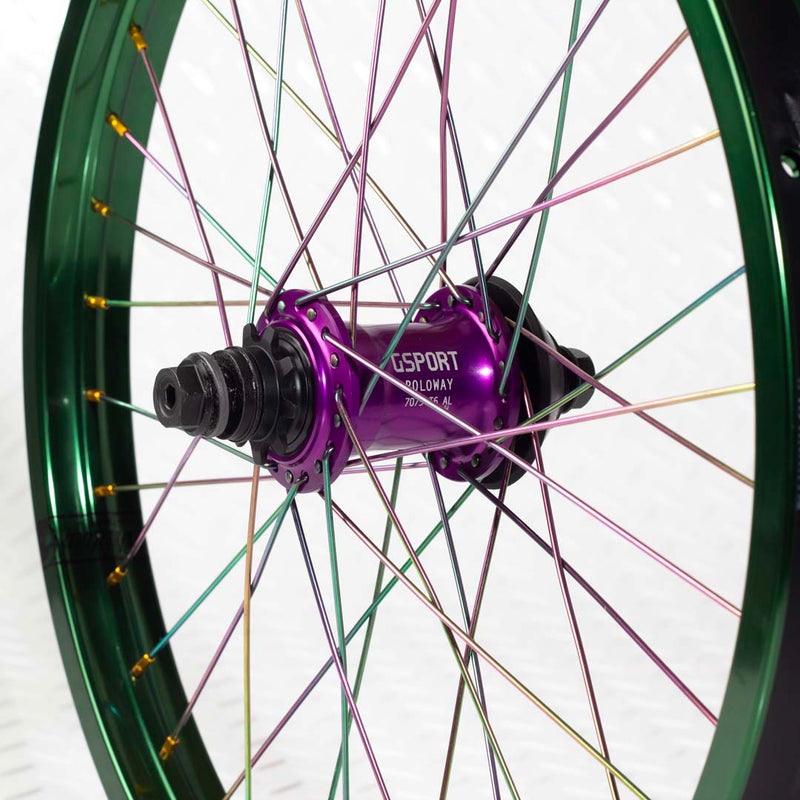 MARDI GRAS - G Sport x Shadow Custom Rear Cassette wheel