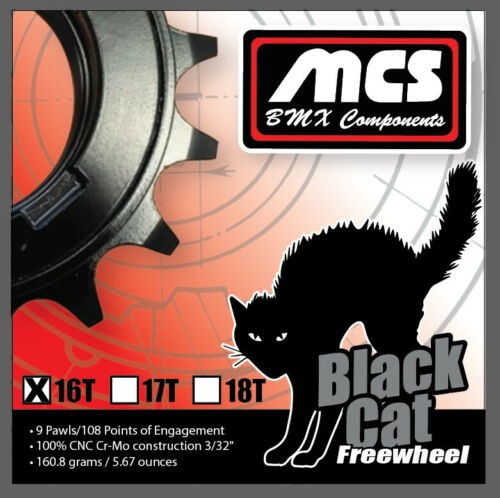 MCS Black Cat BMX Freewheel