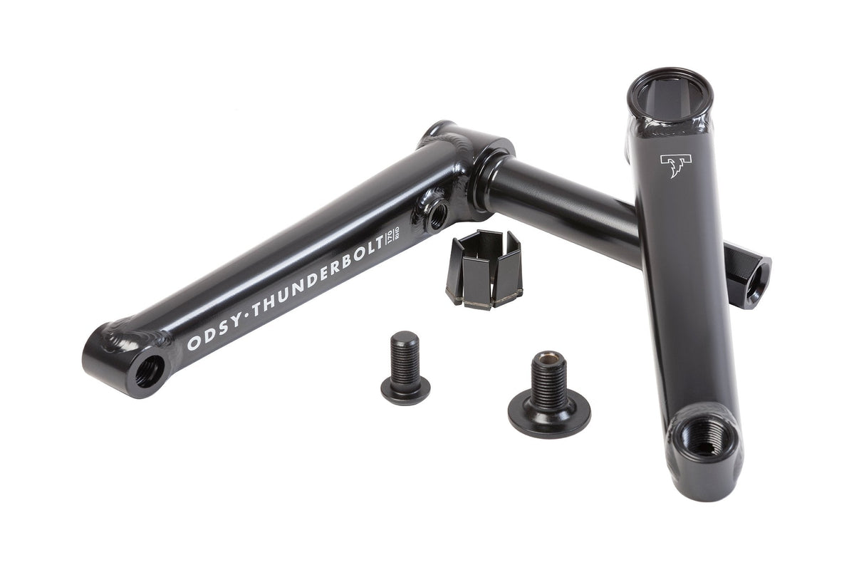 BMXクランクOdyssey Thunderbolt Crank LHD Odyssey Thunderbolt BMX Cranks — Meseroll