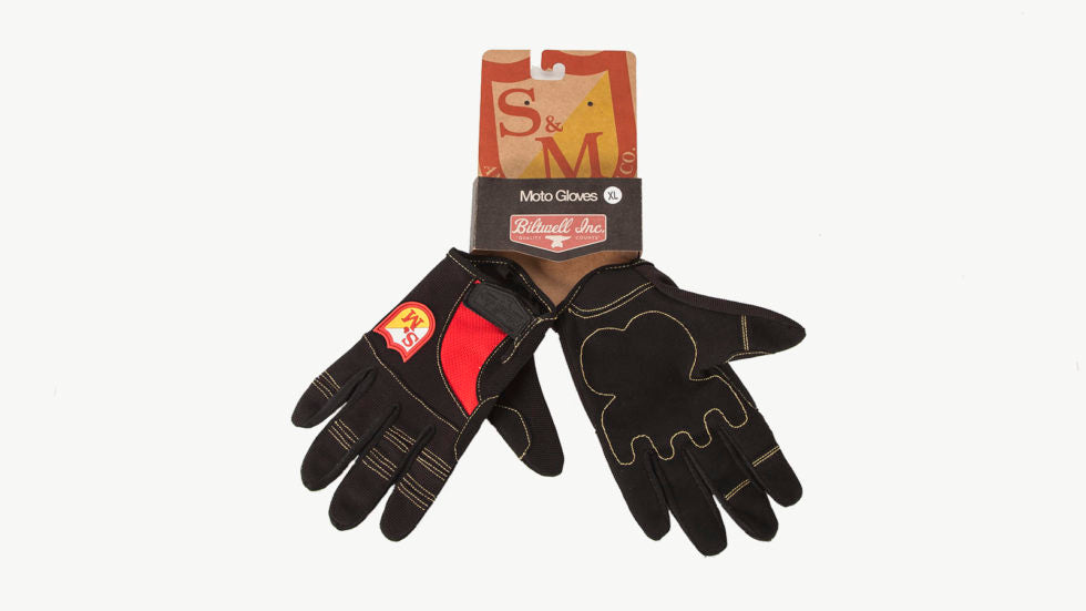 S&M x Biltwell Shield BMX Riding Gloves