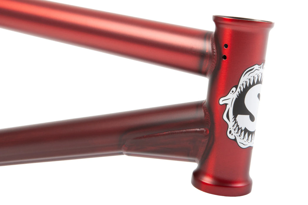 Trans red bmx deals frame