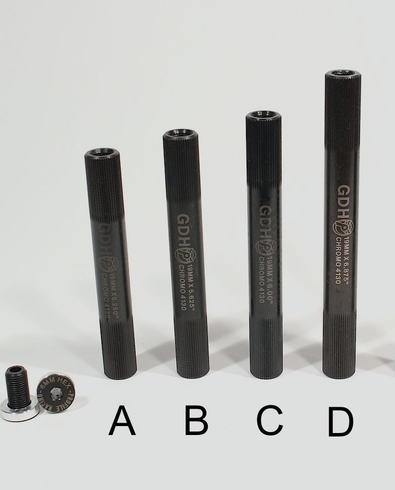 Profile Racing Chromoly BMX Crank Spindle