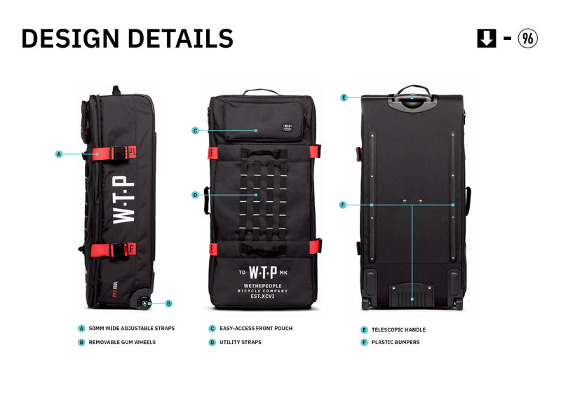 We The People Pro BMX Flight Bag